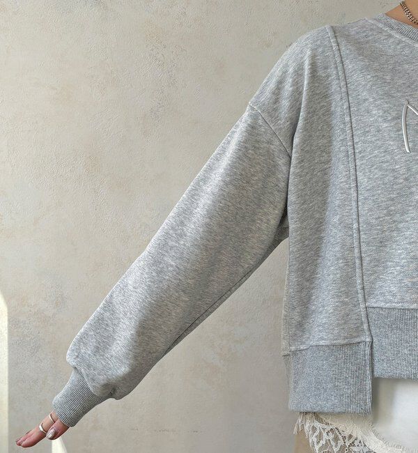  「【WEB限定】バックジップロゴプルオーバー」|Tシャツ・カットソー|