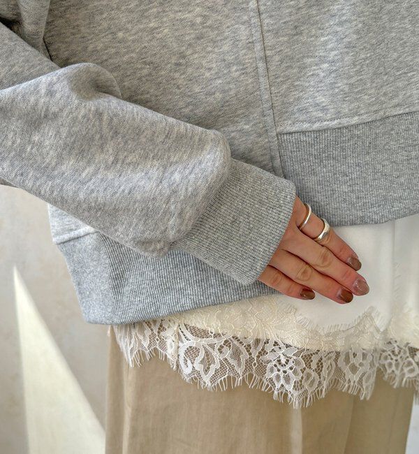  「【WEB限定】バックジップロゴプルオーバー」|Tシャツ・カットソー|