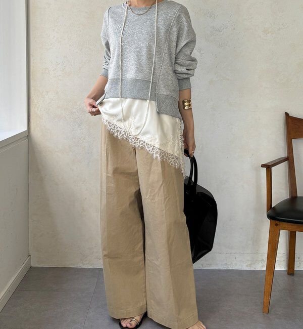  「【WEB限定】バックジップロゴプルオーバー」|Tシャツ・カットソー|