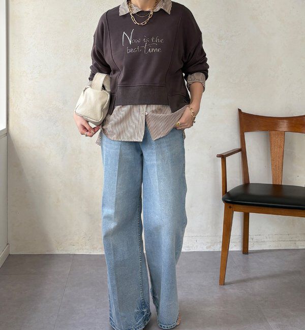  「【WEB限定】バックジップロゴプルオーバー」|Tシャツ・カットソー|