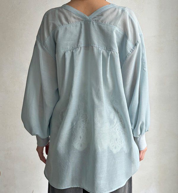  「GOLDボタンVVシャツ」|シャツ・ブラウス|