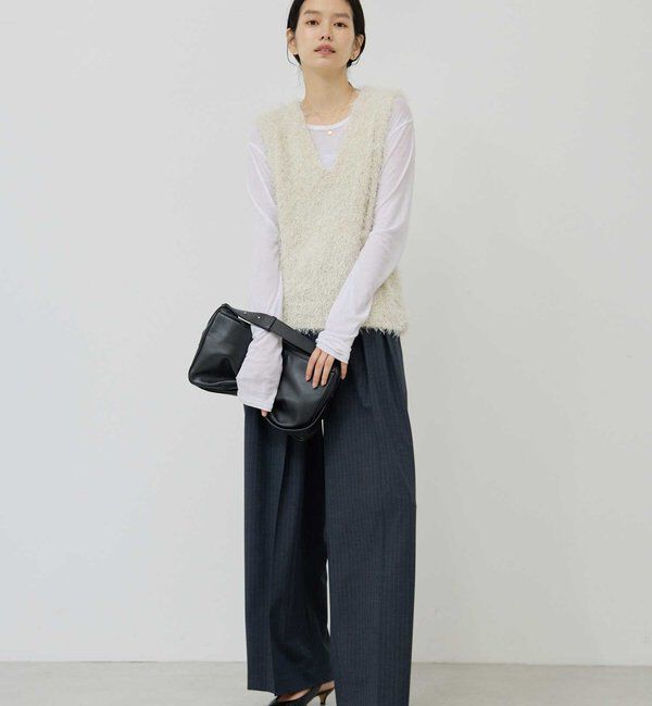  「シャギーニットベスト」|ニット・セーター|
