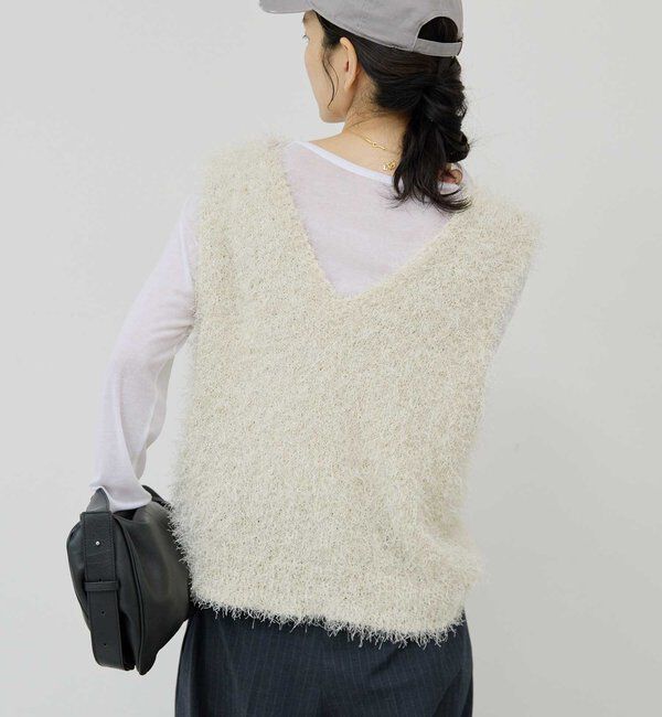  「シャギーニットベスト」|ニット・セーター|