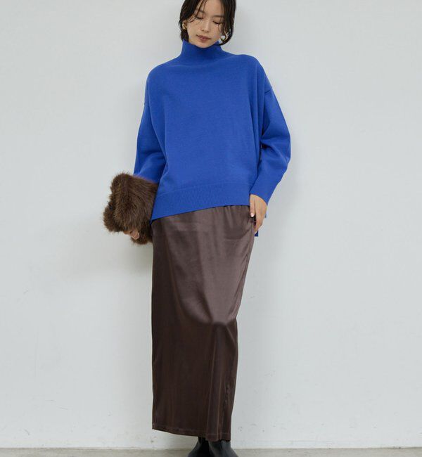 手洗い可】【全骨格対応】オーバータートルニット｜ルミネの