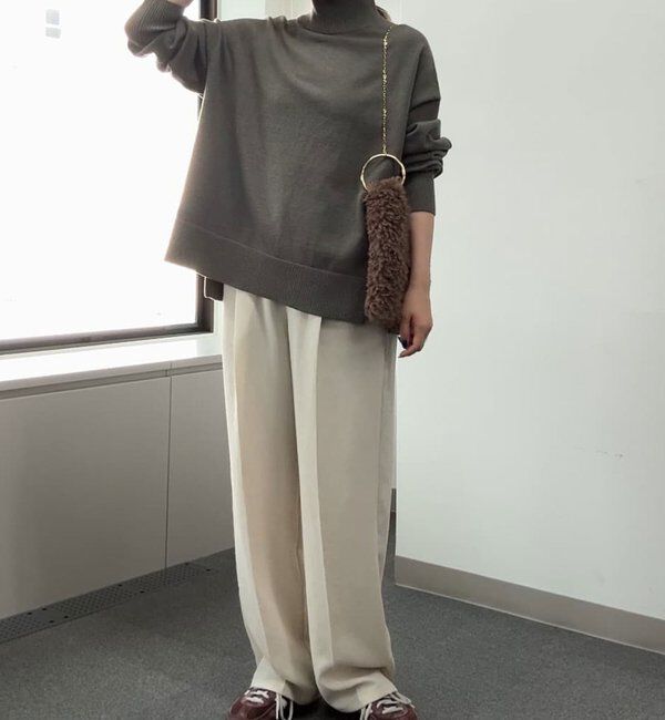 手洗い可】【全骨格対応】オーバータートルニット｜ルミネの