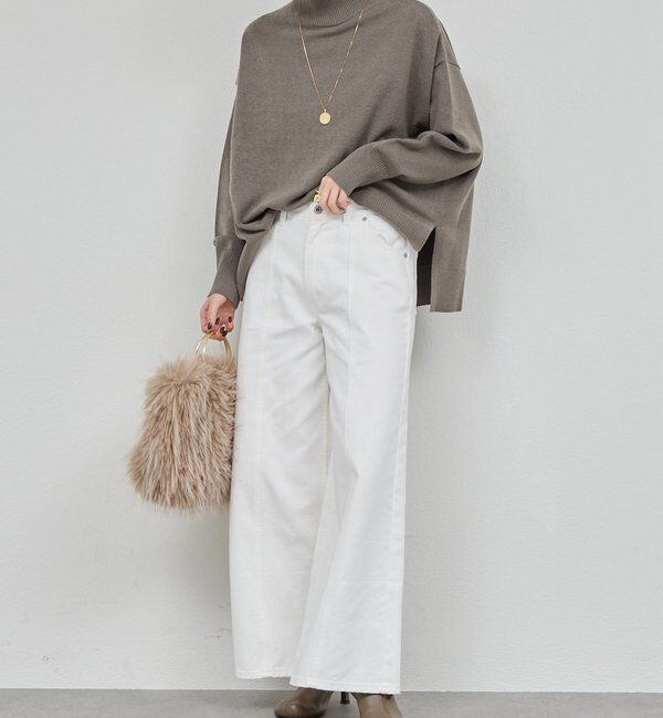 手洗い可】【全骨格対応】オーバータートルニット｜ルミネの