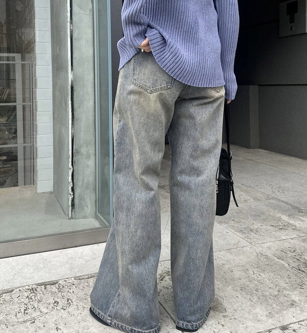  「【新色ブルー登場！】フレアデニム」|デニム|