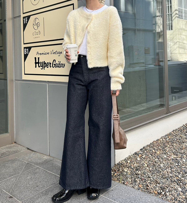  「【新色ブルー登場！】フレアデニム」|デニム|