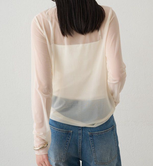  「シアーチュールハイネックプルオーバー」|Tシャツ・カットソー|