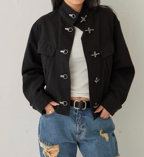  「ファイヤーマンミリタリーシャツジャケット」|ブルゾン・スタジャン|