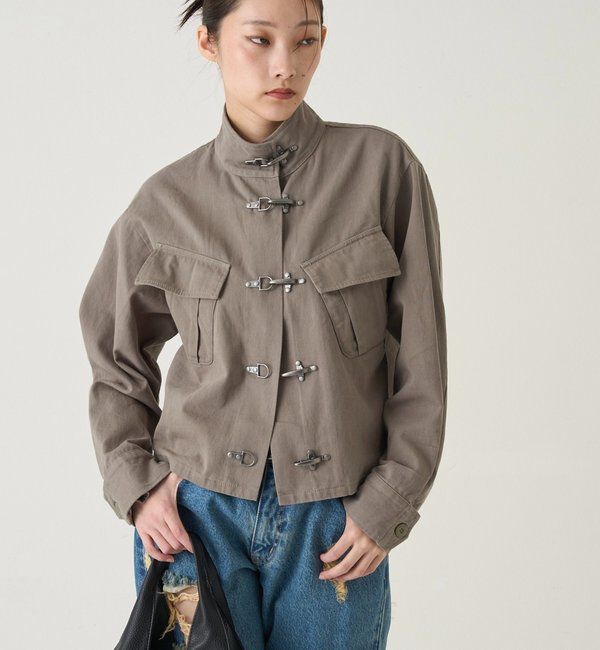  「ファイヤーマンミリタリーシャツジャケット」|ブルゾン・スタジャン|