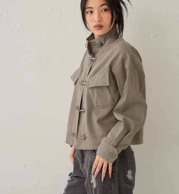  「ファイヤーマンミリタリーシャツジャケット」|ブルゾン・スタジャン|