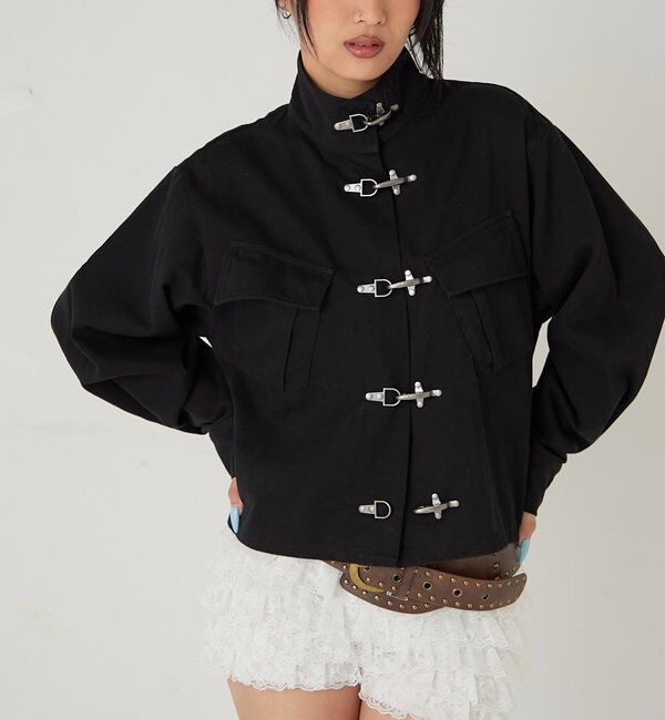  「ファイヤーマンミリタリーシャツジャケット」|ブルゾン・スタジャン|