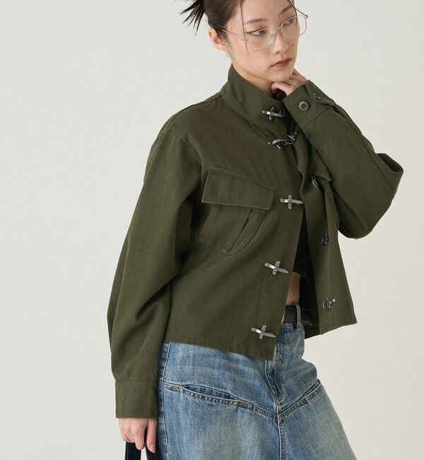  「ファイヤーマンミリタリーシャツジャケット」|ブルゾン・スタジャン|