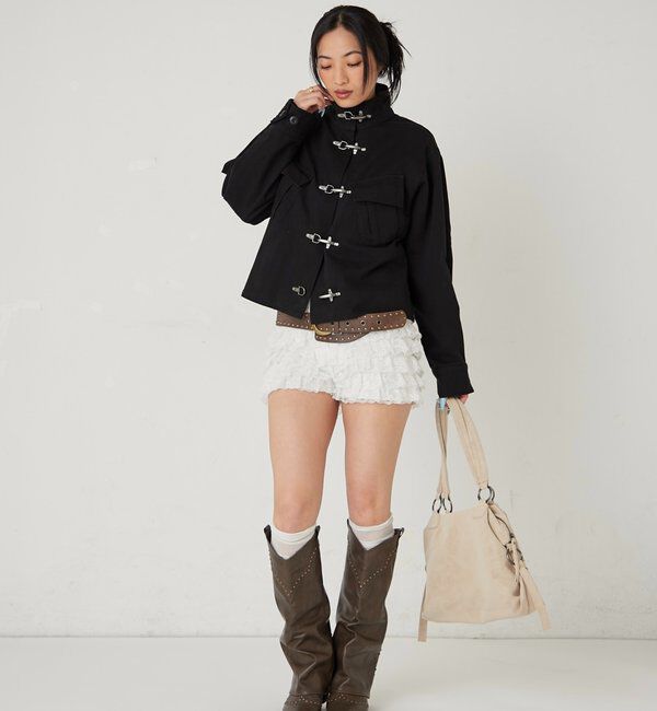  「ファイヤーマンミリタリーシャツジャケット」|ブルゾン・スタジャン|