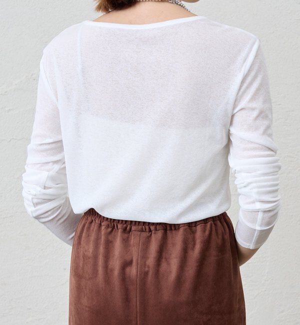  「シアーロングスリーブTee」|Tシャツ・カットソー|