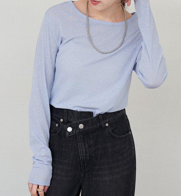  「シアーロングスリーブTee」|Tシャツ・カットソー|