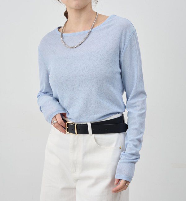  「シアーロングスリーブTee」|Tシャツ・カットソー|