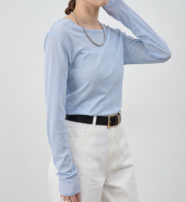  「シアーロングスリーブTee」|Tシャツ・カットソー|