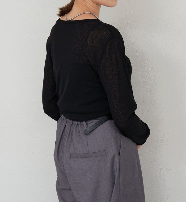  「シアーロングスリーブTee」|Tシャツ・カットソー|