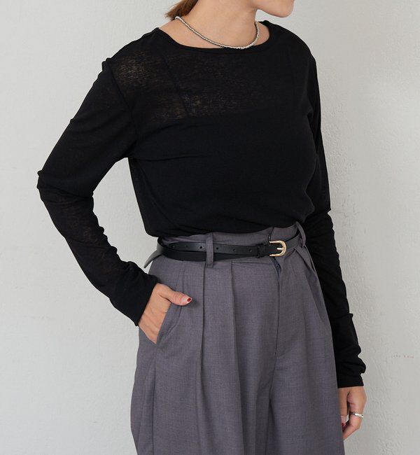  「シアーロングスリーブTee」|Tシャツ・カットソー|