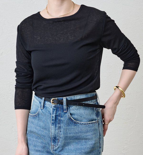  「シアーロングスリーブTee」|Tシャツ・カットソー|