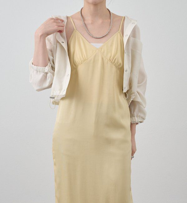  「サテンキャミワンピース」|ワンピース|