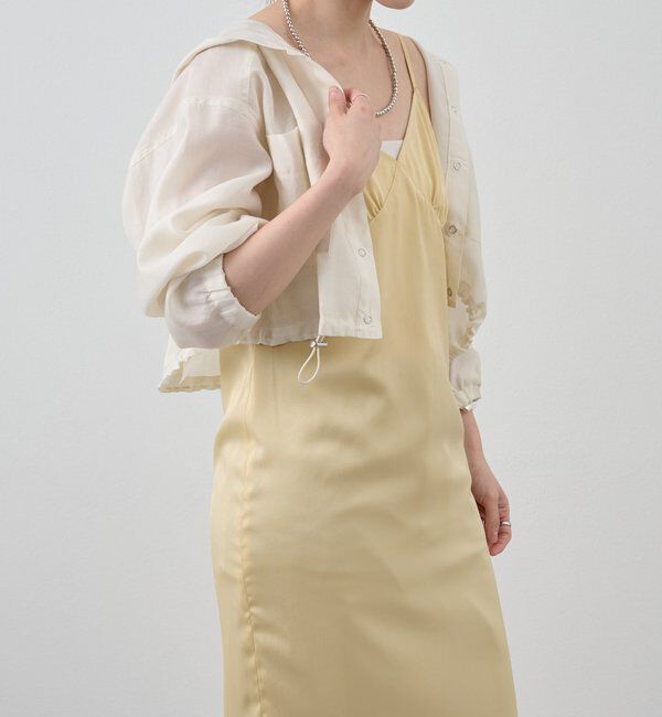  「サテンキャミワンピース」|ワンピース|