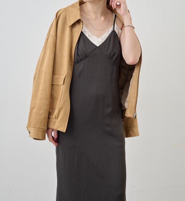  「サテンキャミワンピース」|ワンピース|