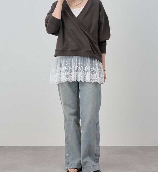  「カシュクールスウェット」|Tシャツ・カットソー|