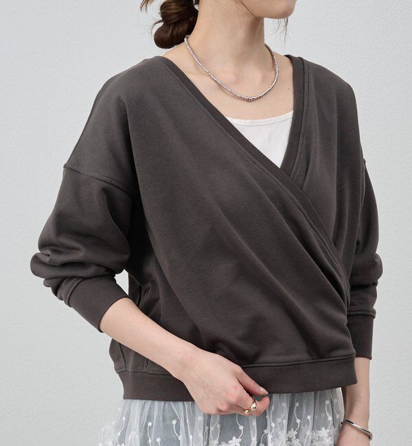  「カシュクールスウェット」|Tシャツ・カットソー|