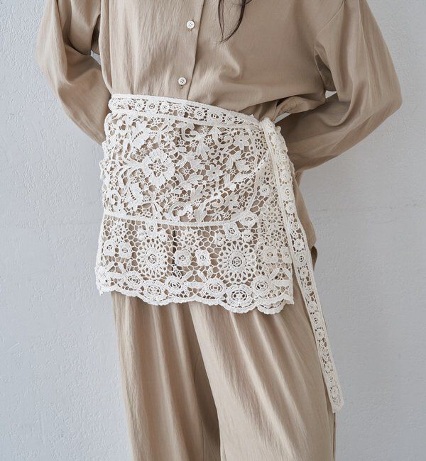  「【26SS予約】レースショール」|バンダナ・スカーフ|