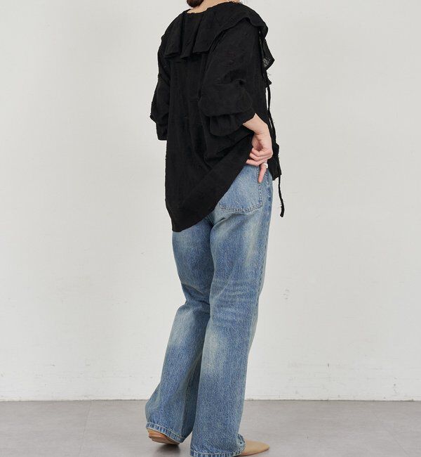  「ニュアンスフリルカラーブラウス」|シャツ・ブラウス|