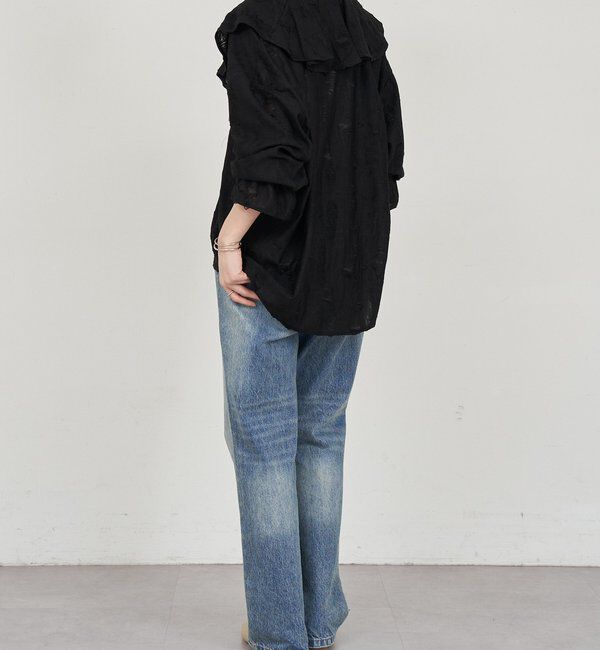  「ニュアンスフリルカラーブラウス」|シャツ・ブラウス|