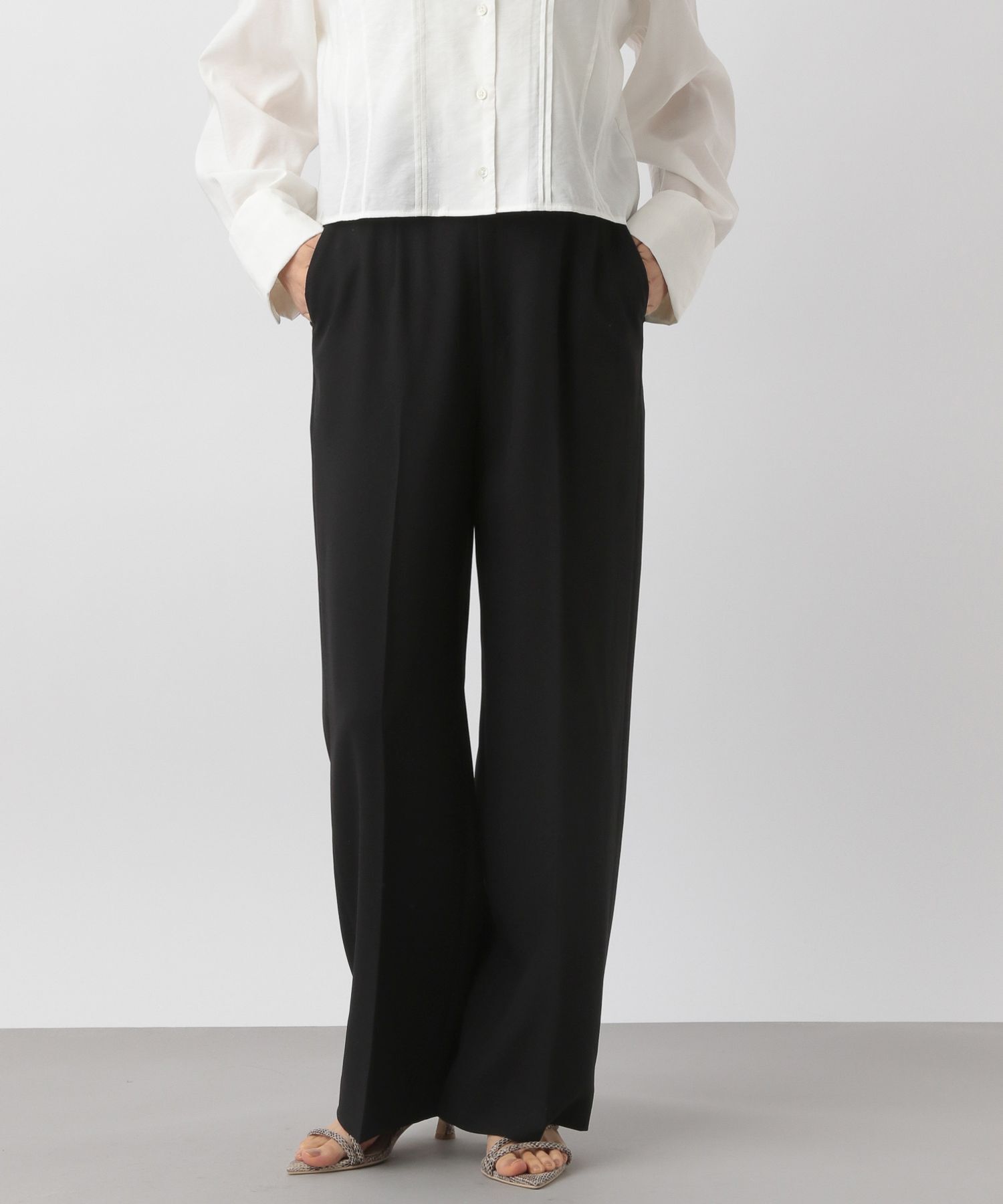 A part by 「リネンライクストレートパンツ」|スラックス|