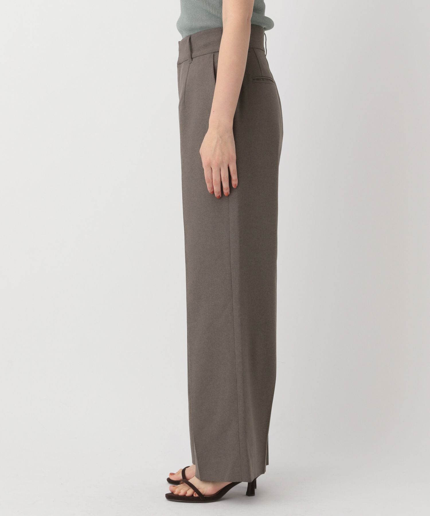 A part by 「リネンライクストレートパンツ」|スラックス|