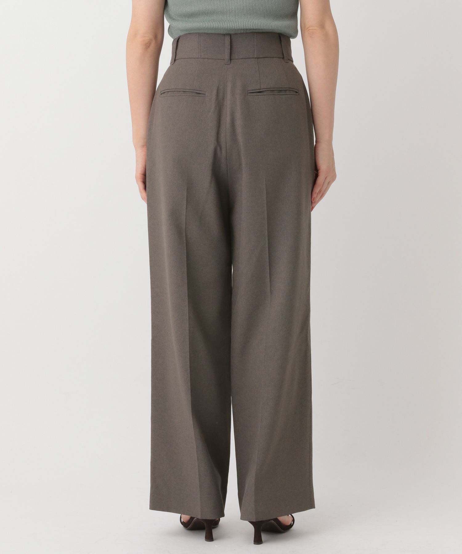 A part by 「リネンライクストレートパンツ」|スラックス|