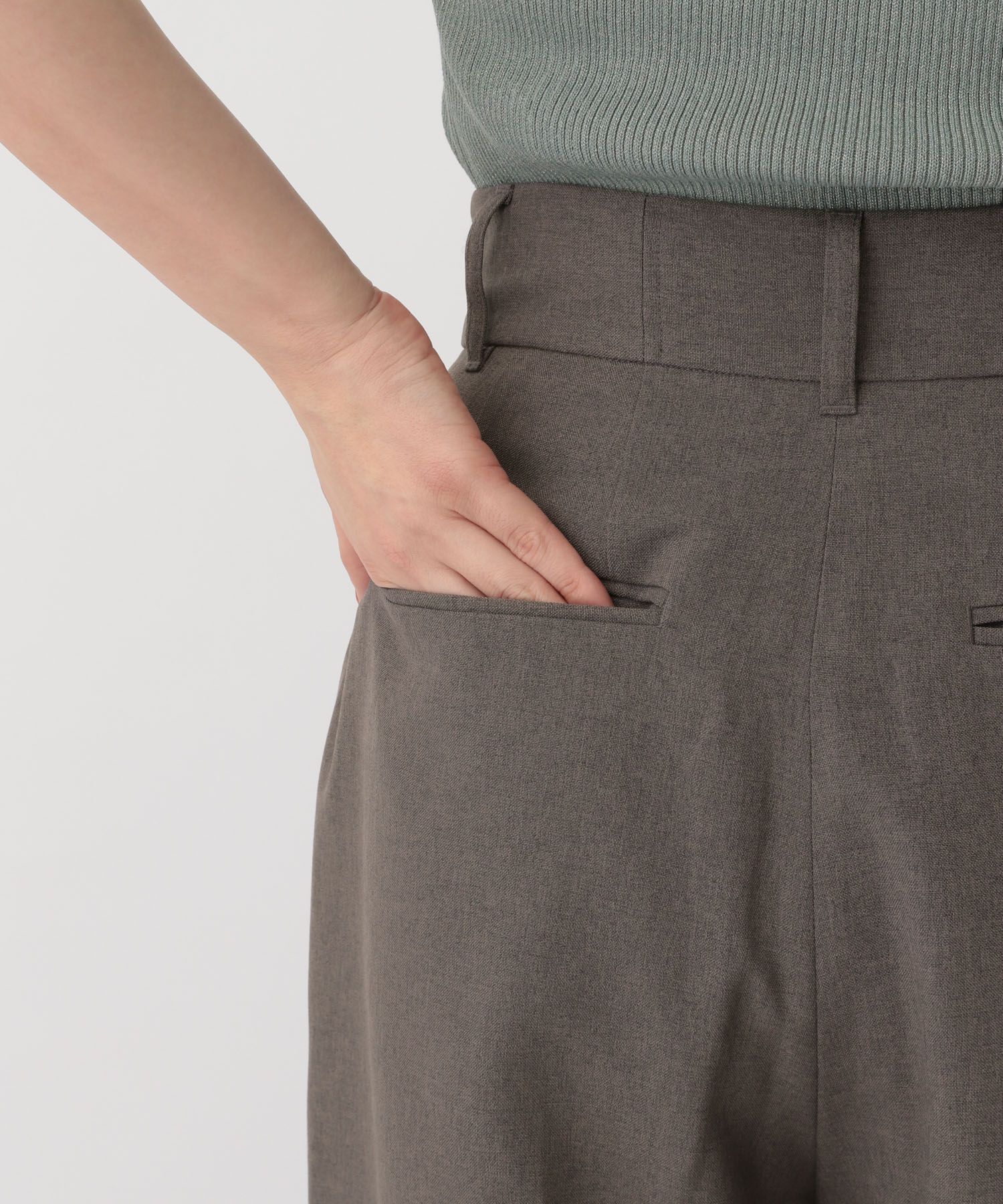 A part by 「リネンライクストレートパンツ」|スラックス|