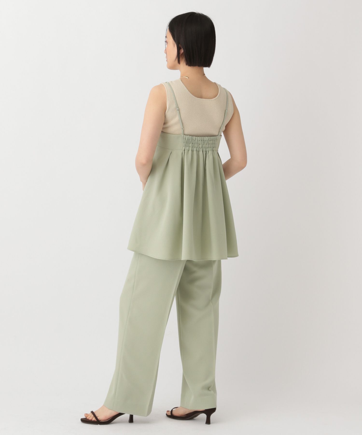 A part by 「リネンライクストレートパンツ」|スラックス|