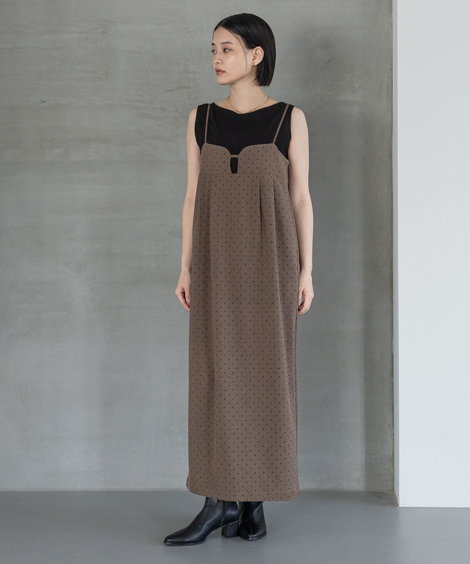 A part by 「フロッキードットキャミワンピース」|ワンピース|