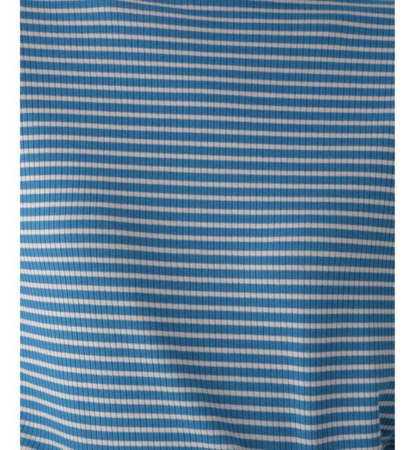 LOWRYS FARM「【前後着用可能】ボーダーテレコロングスリーブ」|Tシャツ・カットソー|