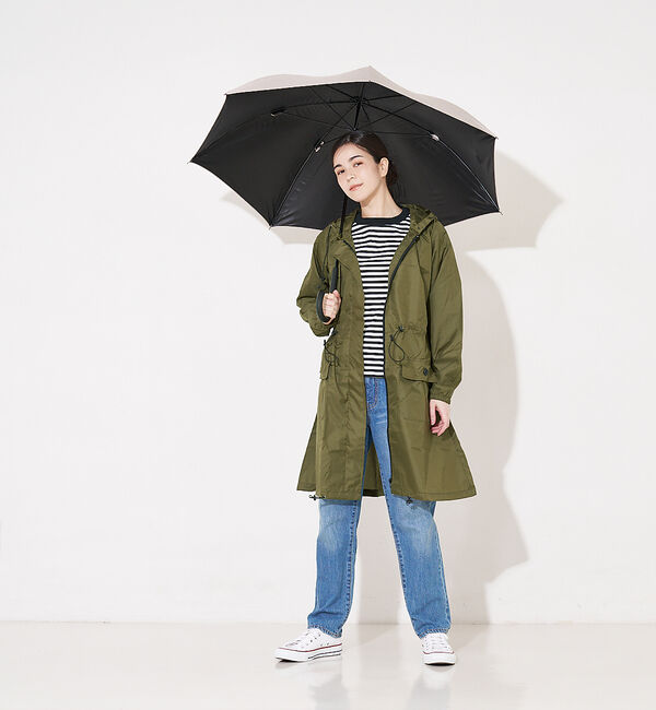 collex「【WEB限定】【a.s.s.a】モッズレインコート 収納ポーチ付き」|傘|