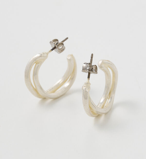 collex「【Ljud/ユード】ネジリラインズピアス」|ピアス|シルバー