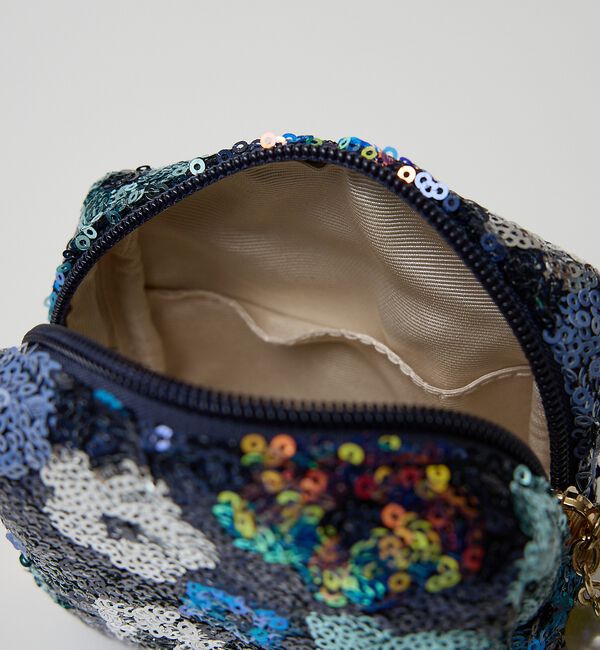 collex「【WEB限定】スパンコールミニポーチ」|ポーチ|