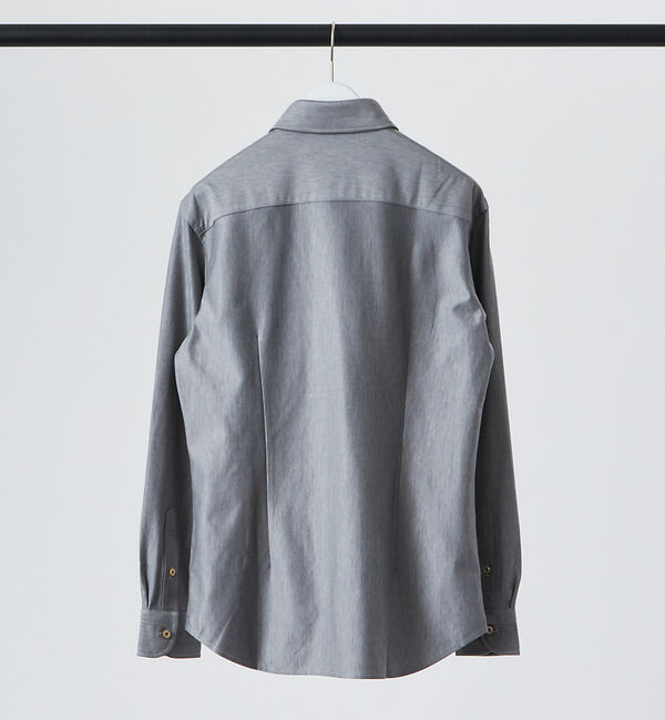 ABAHOUSE「【FLEX SHIRTS】コンパクト モクロディ 無地シャツ」|シャツ・ブラウス|