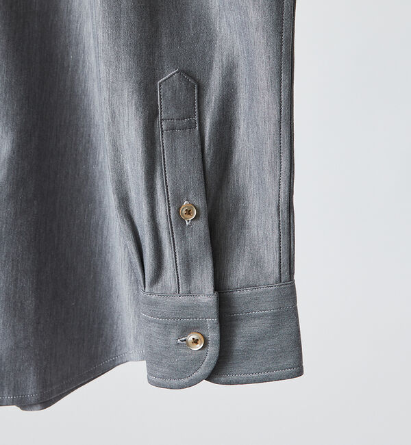 ABAHOUSE「【FLEX SHIRTS】コンパクト モクロディ 無地シャツ」|シャツ・ブラウス|