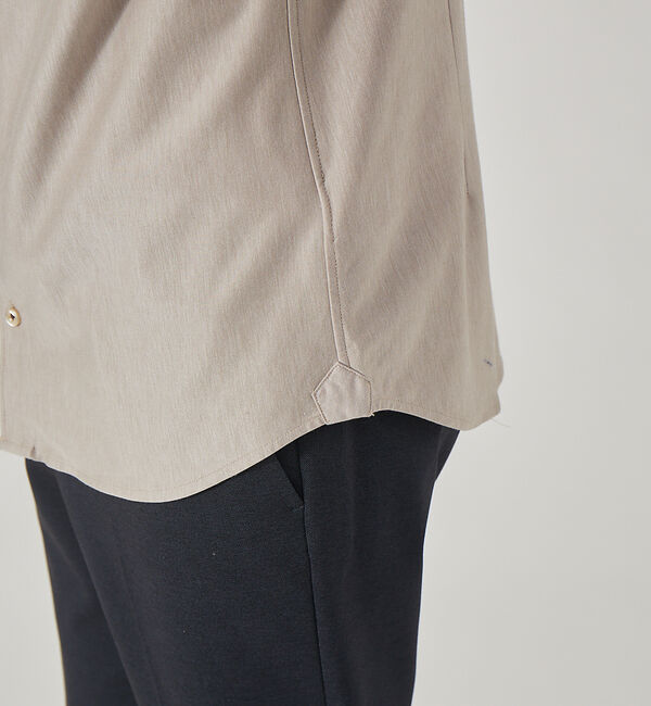 ABAHOUSE「【FLEX SHIRTS】コンパクト モクロディ 無地シャツ」|シャツ・ブラウス|