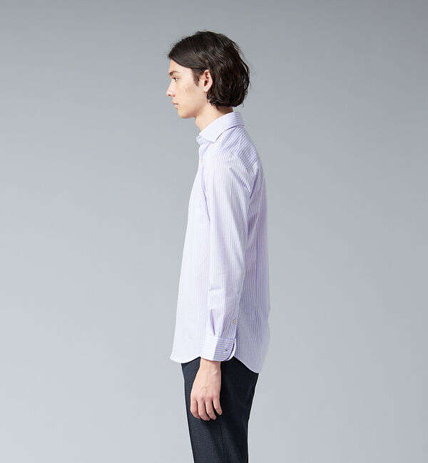ABAHOUSE「COOL CAMICIE 接触冷感 ストライプ シャツ」|シャツ・ブラウス|
