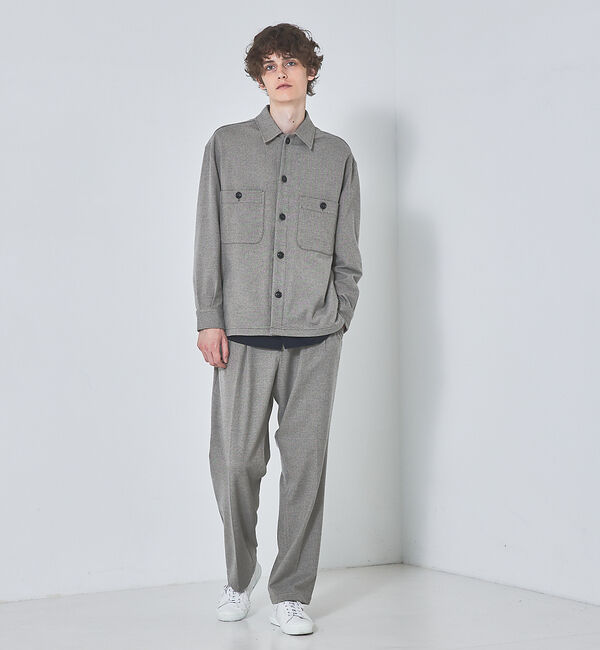 ABAHOUSE「【セットアップ対応】T/R フランス綾 CPO ブルゾン/シャツ」|シャツ・ブラウス|