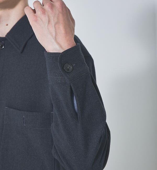 ABAHOUSE「【セットアップ対応】T/R フランス綾 CPO ブルゾン/シャツ」|シャツ・ブラウス|